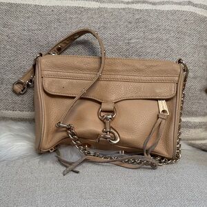 Rebecca Minkoff Beige Leather Crossbody Bag